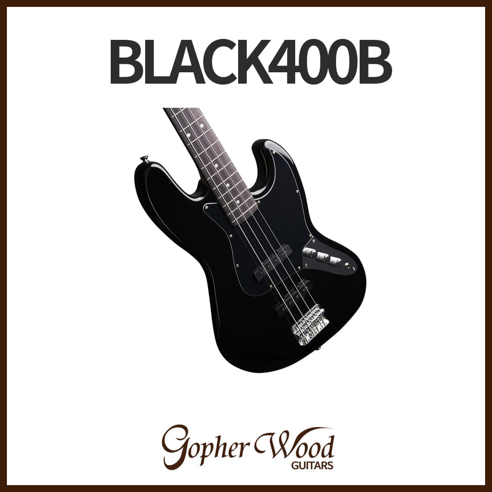 고퍼우드: 베이스기타 BLACK400B